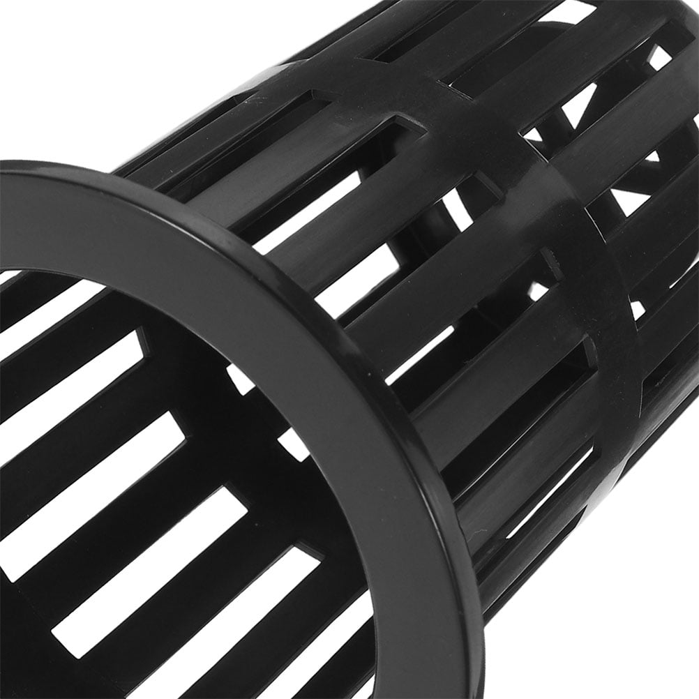 HOOWIFFY 6Pcs Black Fish Tank Plant Holder for Hydroponic Aquatic Plants with Slots