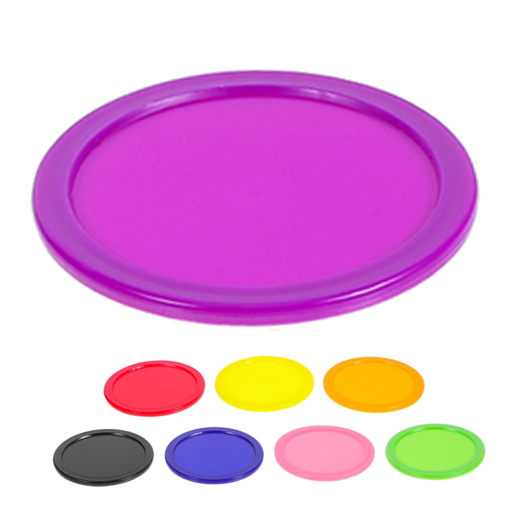 HOOWIFFY Plastic Air Hockey Pucks for Tournament Play, Multi-