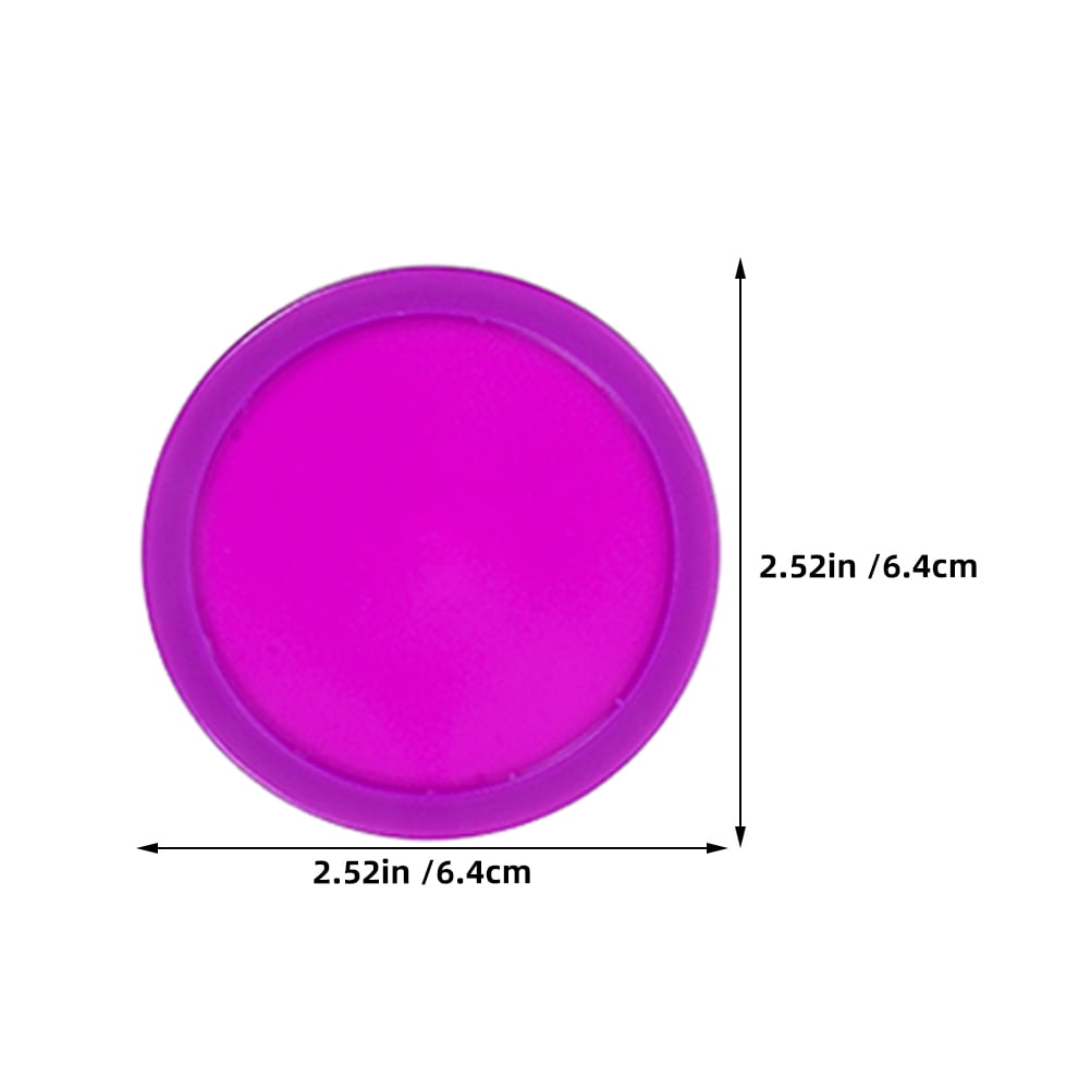 HOOWIFFY Plastic Air Hockey Pucks for Tournament Play, Multi-