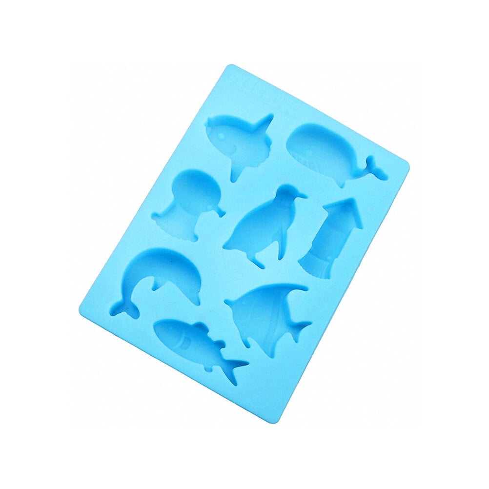 HOOWIFFY Ocean Animal Candy Mold Silicone Mold for Party Baking Chocolate Jelly 1 Piece