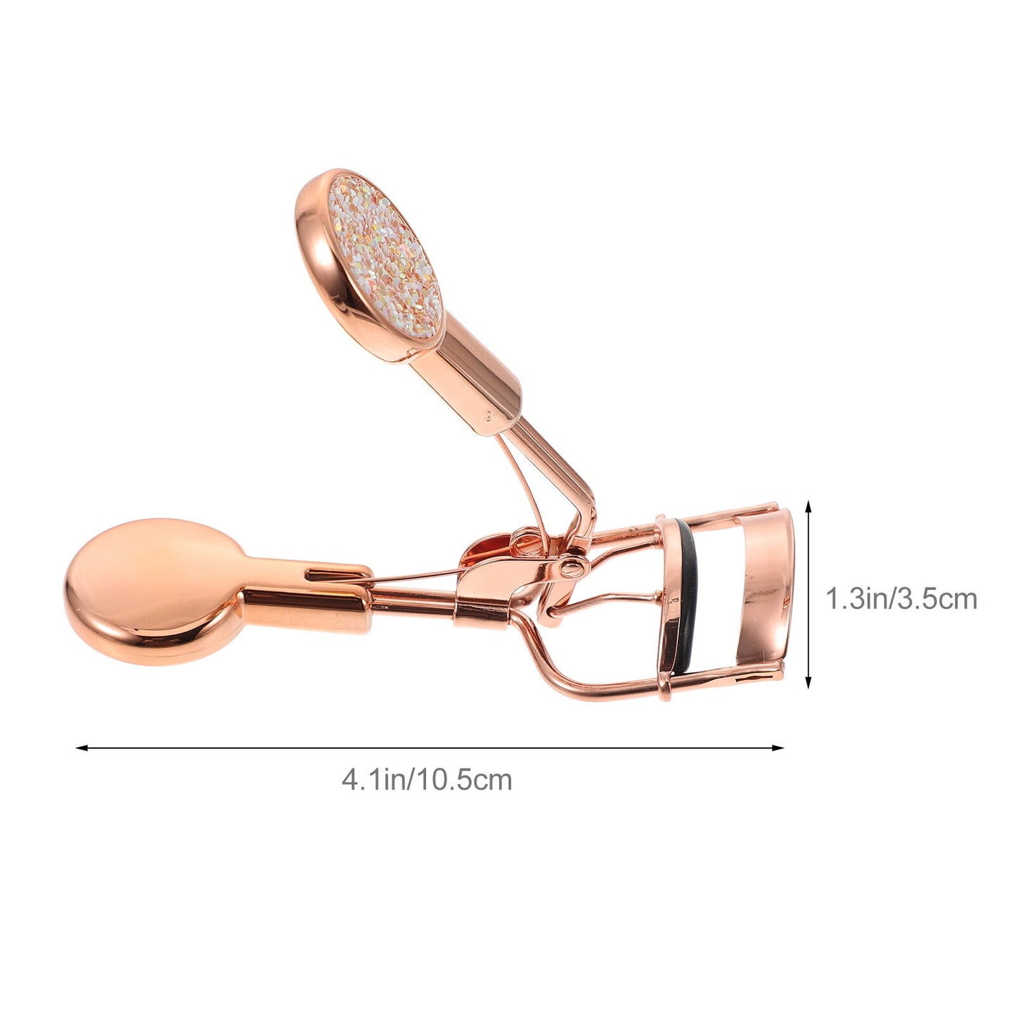 HOOWIFFY Rose Eyelash Curler Stainless Steel Lash Curler for Beautiful Eye Makeup