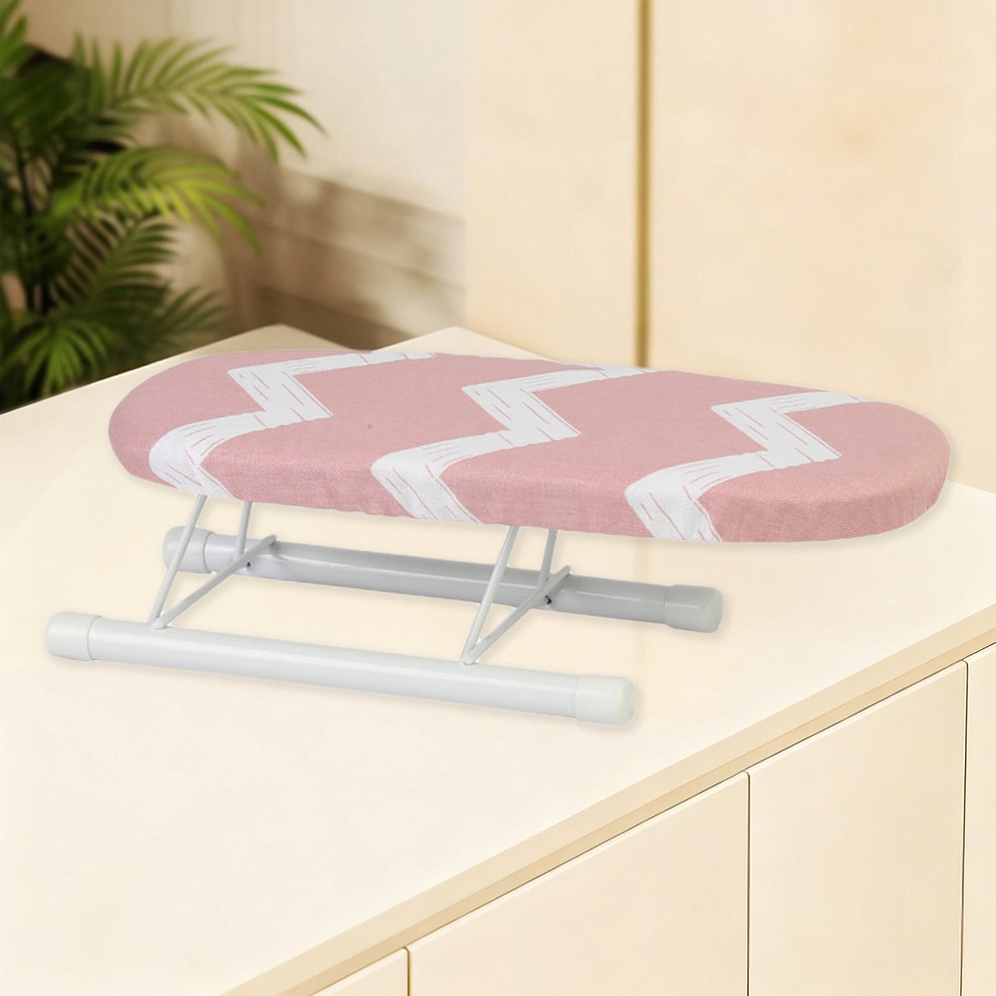 Kdkad Desktop Ironing Board, Small Folding Tabletop Iron Board with Heat-Resistant Cover, Portable for Dorm, Travel & Small Spaces, Mini Ironing Mat I