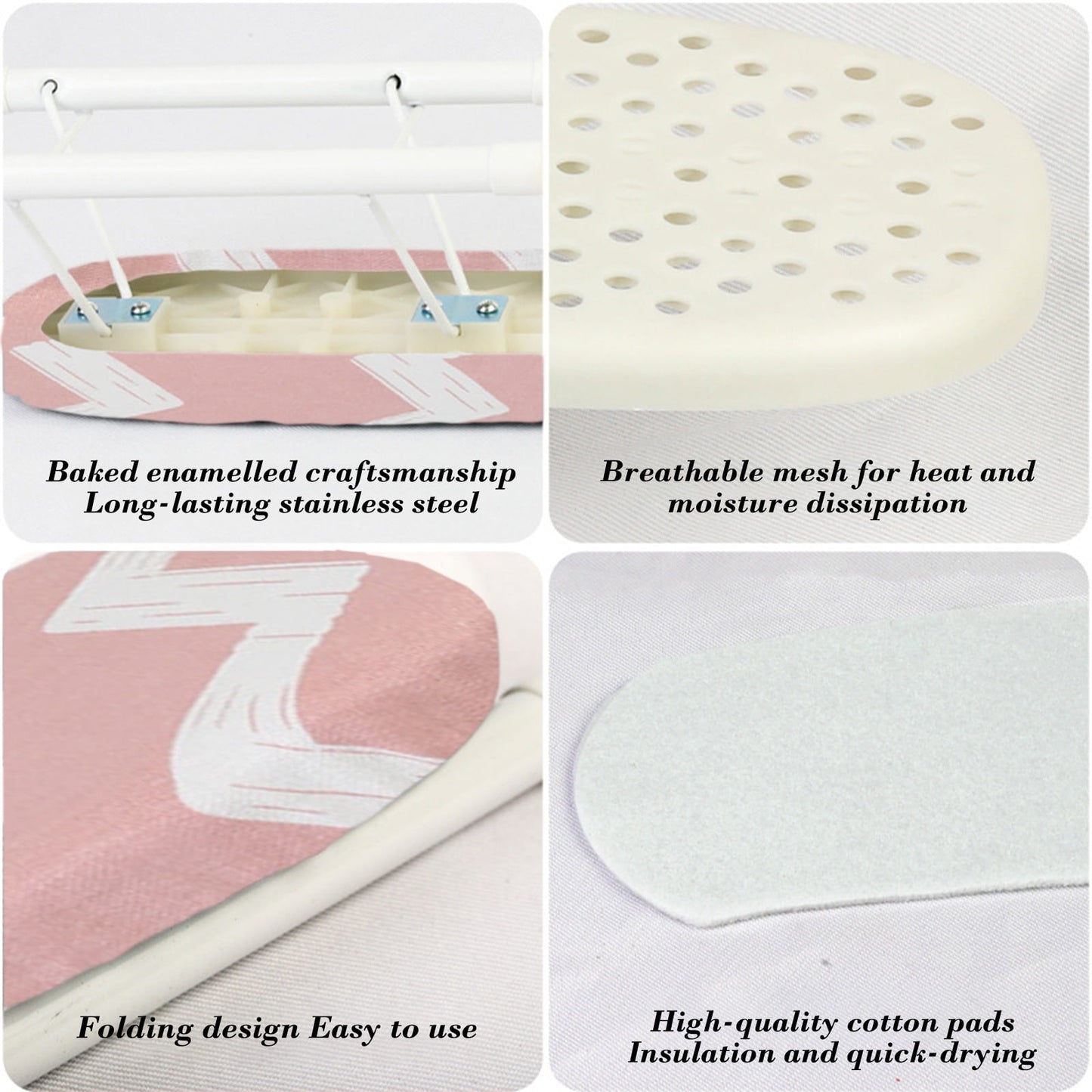 Kdkad Desktop Ironing Board, Small Folding Tabletop Iron Board with Heat-Resistant Cover, Portable for Dorm, Travel & Small Spaces, Mini Ironing Mat I