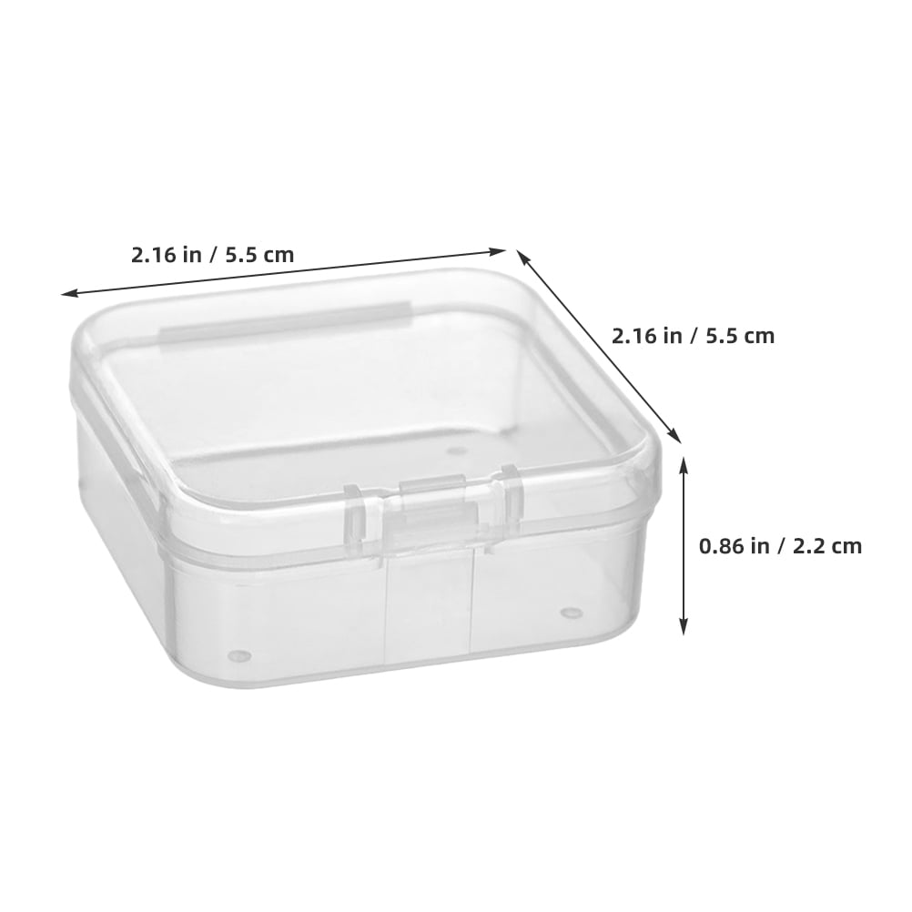 HOOWIFFY 55Pcs Small Storage Box Plastic Containers with Lids