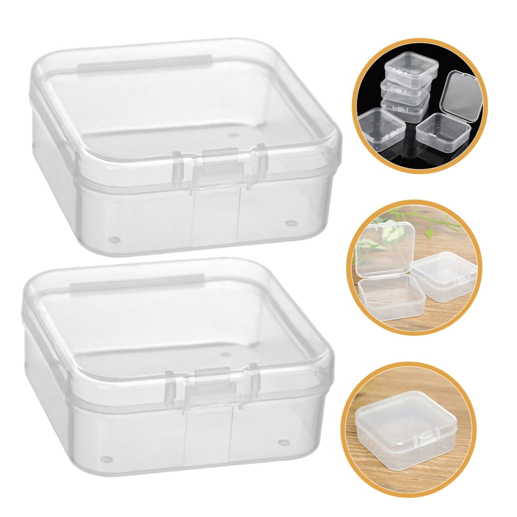 HOOWIFFY 55Pcs Small Storage Box Plastic Containers with Lids