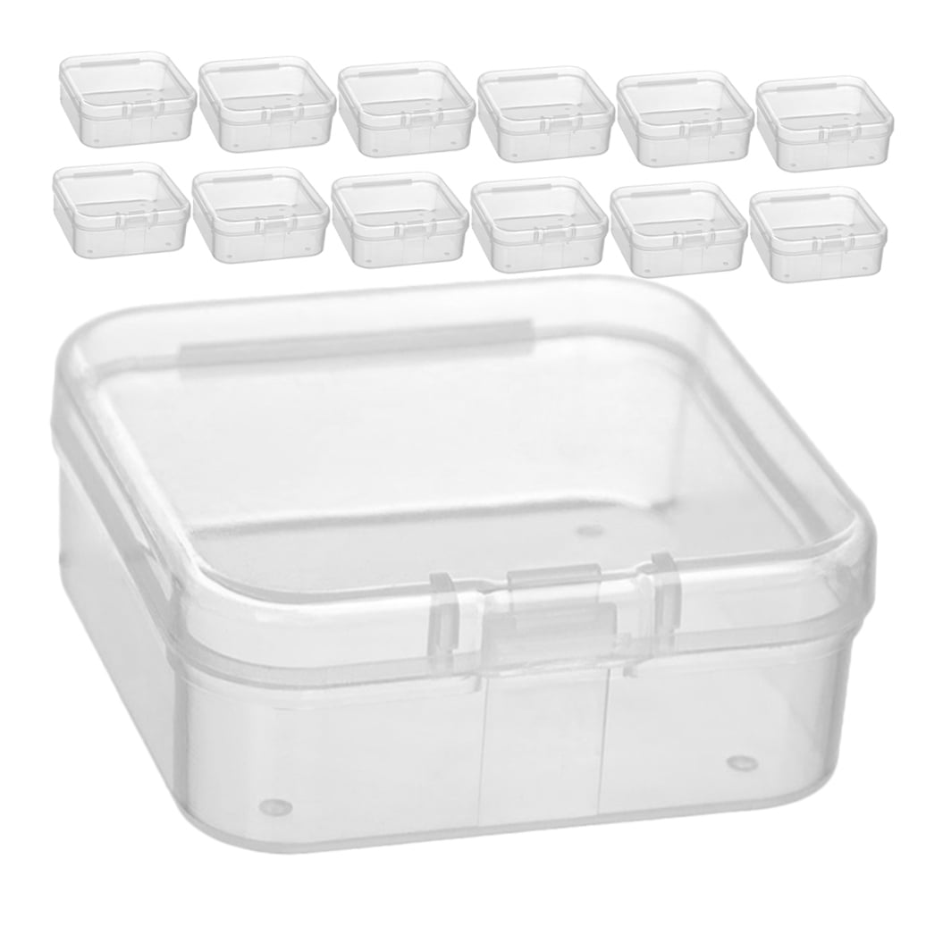 HOOWIFFY 55Pcs Small Storage Box Plastic Containers with Lids