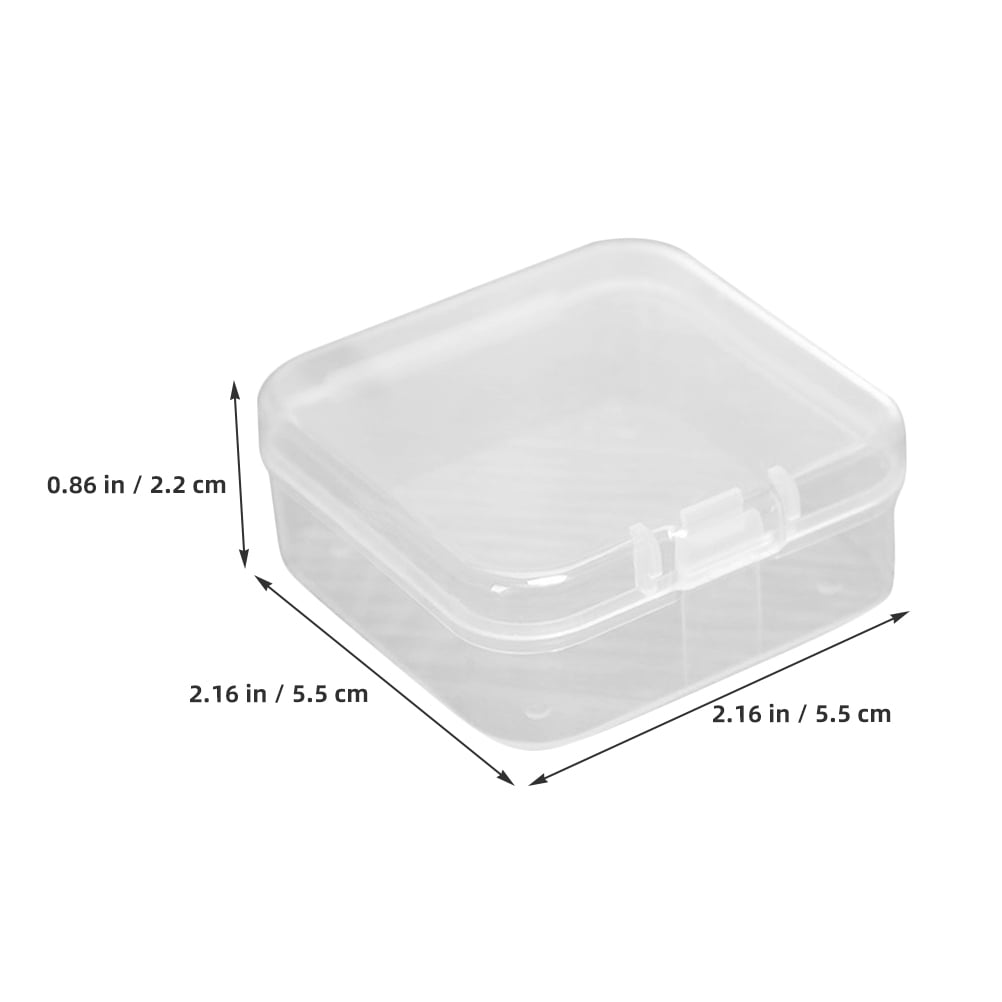 HOOWIFFY 55Pcs Small Storage Box Plastic Containers with Lids