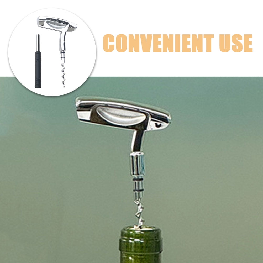HOOWIFFY Multifunctional Bar Bottle Opener Crafted from Zinc Alloy for Wine and Soda Bottles
