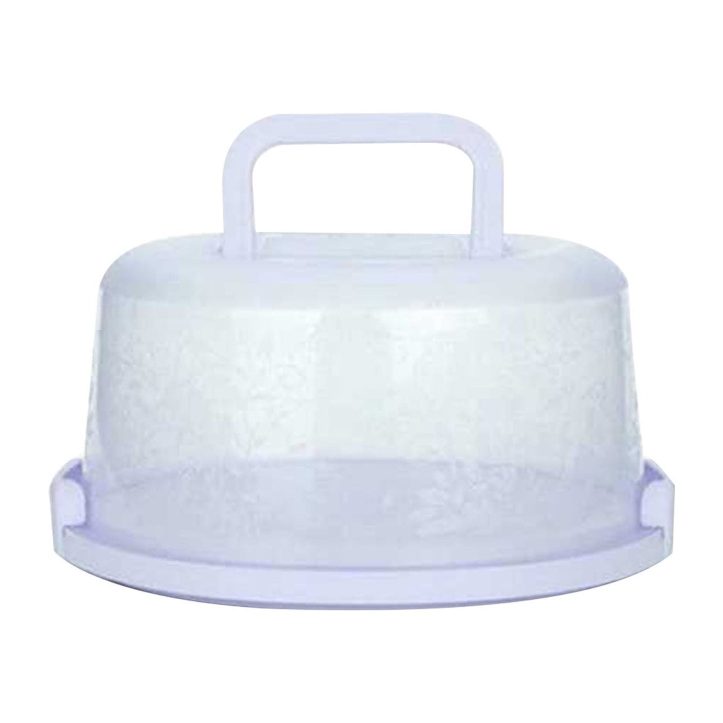 Lksixu Cake Box Round Cake Stand with Lid and Foldable Handle 10 Inch Portable Cake Container Cake Ornaments, Suitable for Storage Birthday Cakes Cupcakes Nuts Fruits 10.14×8.58×4.88in Green