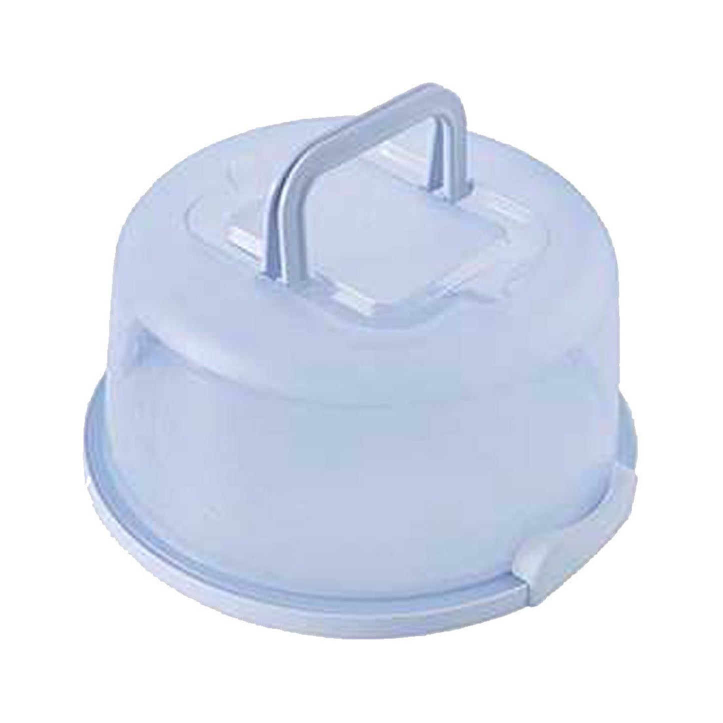 Lksixu Cake Box Round Cake Stand with Lid and Foldable Handle 10 Inch Portable Cake Container Cake Ornaments, Suitable for Storage Birthday Cakes Cupcakes Nuts Fruits 10.14×8.58×4.88in Pink