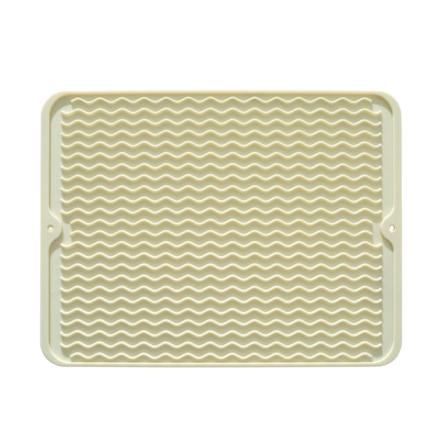 Chmadoxn Dish Drying Mat,Large Dish Drying Mats, Non-Slip Mat Easy Clean Drying Mat Large Heat Dish Drainer Mat for Kitchen Counter Sink Refrigerator or Drawer Easy to Clean 11.8×15.7 in Gray