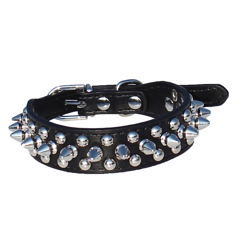 2 PCS Dog Chain Collars Small+dog+collar Choke for Dogs Tiny French Bulldog Spiky Adjustable Pet