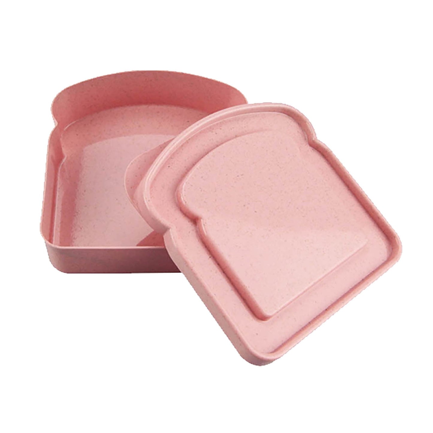 Darzheoy Sandwich Containers, Reusable Sandwich Box Container, Sandwich Holder Bread Container for Adults, BPA Free, Microwave & Dishwasher Safe, Office, Camping Pink
