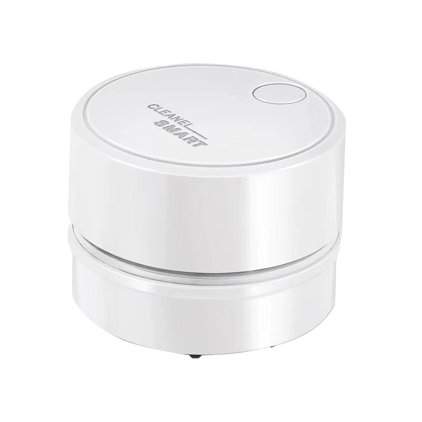 Back to School Chmadoxn Desk Vacuum Cleaner, 360 Degree Rotating Design, Mini Table Vacuum Improved Details USB Cordless Vacuum, Sucks up Tiny Items Crumbs for Desktop Drawer Countertop 2.5×3.2 in White