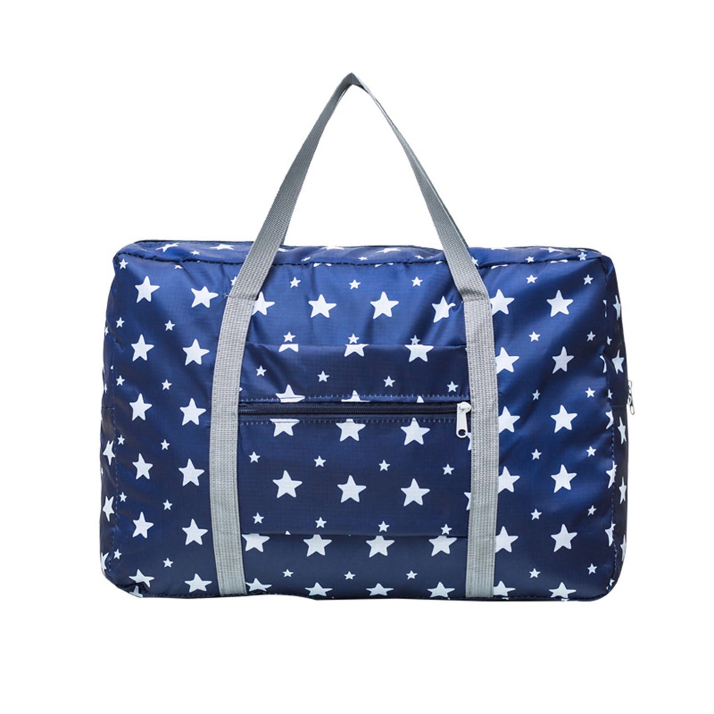 Kdkad Foldable Travel Duffel Bag, Tote Carry On Luggage Sport Duffle Weekend Overnight for Women and Girls, Gym Bag Waterproof Foldable Duffel Bag 19.1×5.8×9.8 in Dark Blue