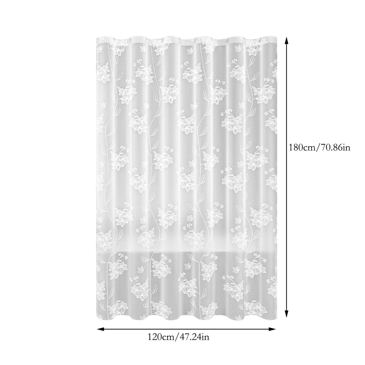 Kdkad Shower Curtain, 31.5×71 Inch Shower Curtain Liner, Waterproof Plastic Shower Liner, Cute Lightweight Shower Curtain for Bathroom 40.2×70.9 in B