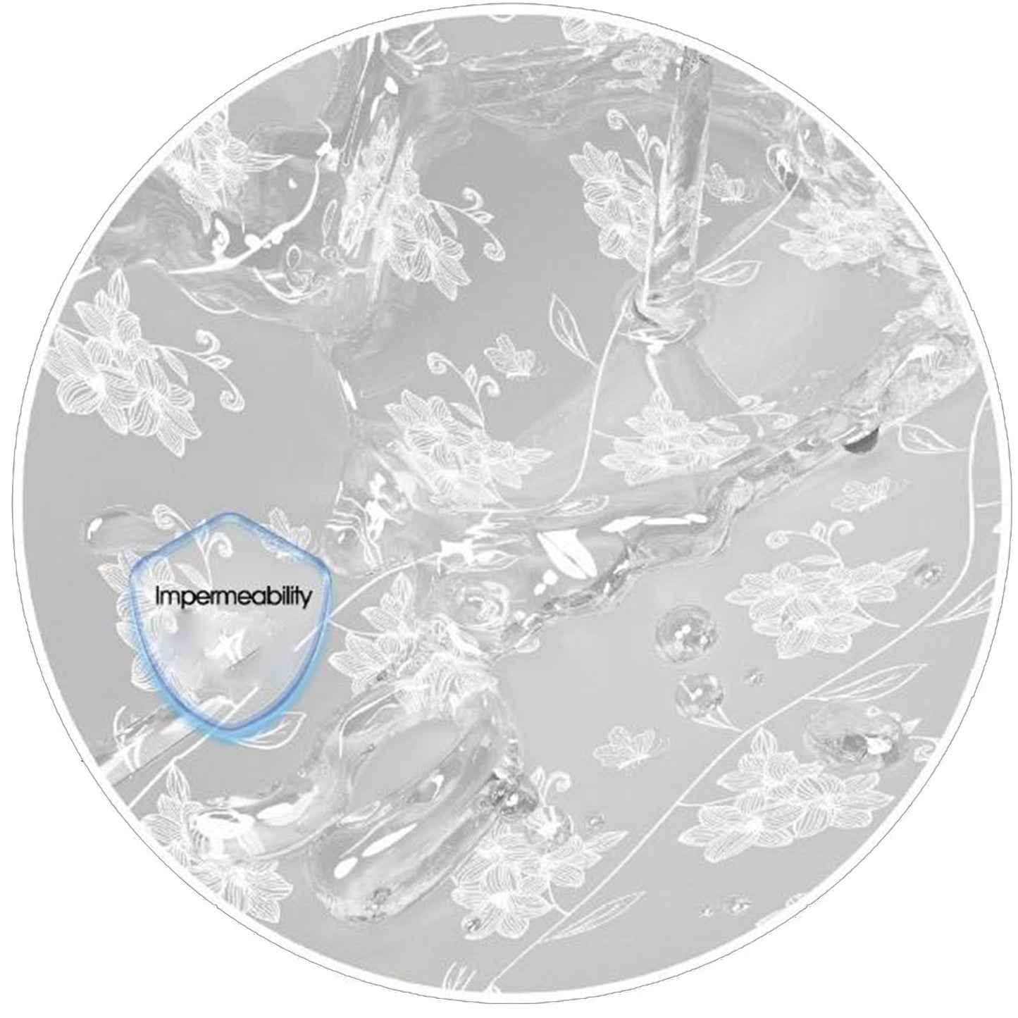 Kdkad Shower Curtain, 31.5×71 Inch Shower Curtain Liner, Waterproof Plastic Shower Liner, Cute Lightweight Shower Curtain for Bathroom 40.2×70.9 in B