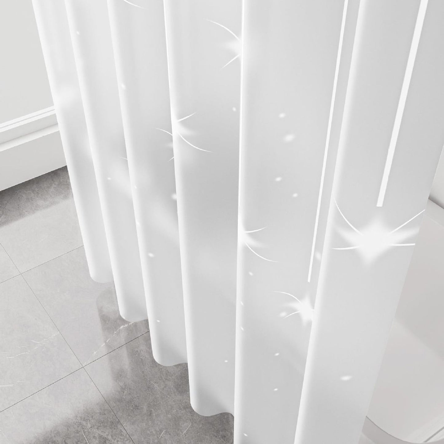 Kdkad Shower Curtain, 31.5×71 Inch Shower Curtain Liner, Waterproof Plastic Shower Liner, Cute Lightweight Shower Curtain for Bathroom 71×47.2 in C