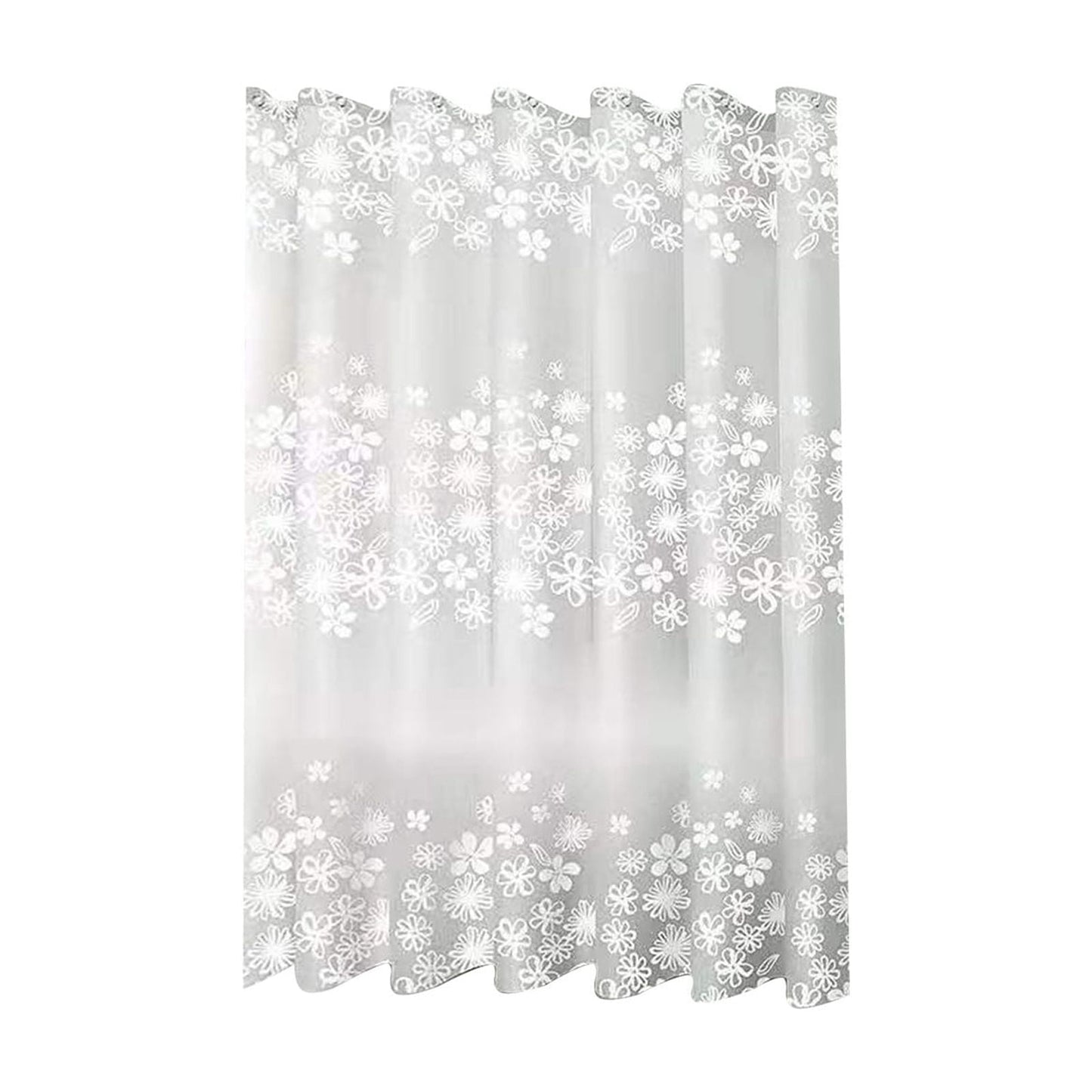 Kdkad Shower Curtain, 31.5×71 Inch Shower Curtain Liner, Waterproof Plastic Shower Liner, Cute Lightweight Shower Curtain for Bathroom 47.2×71 in F