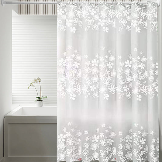 Kdkad Shower Curtain, 31.5×71 Inch Shower Curtain Liner, Waterproof Plastic Shower Liner, Cute Lightweight Shower Curtain for Bathroom 47.2×71 in G