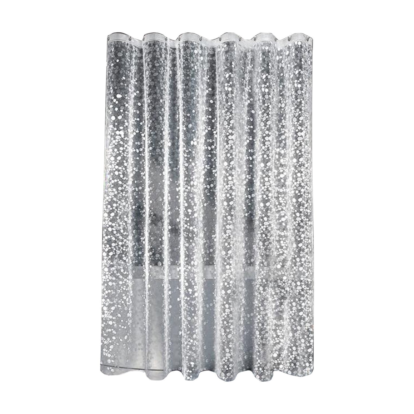 Kdkad Shower Curtain, 31.5×71 Inch Shower Curtain Liner, Waterproof Plastic Shower Liner, Cute Lightweight Shower Curtain for Bathroom 71×71 in White