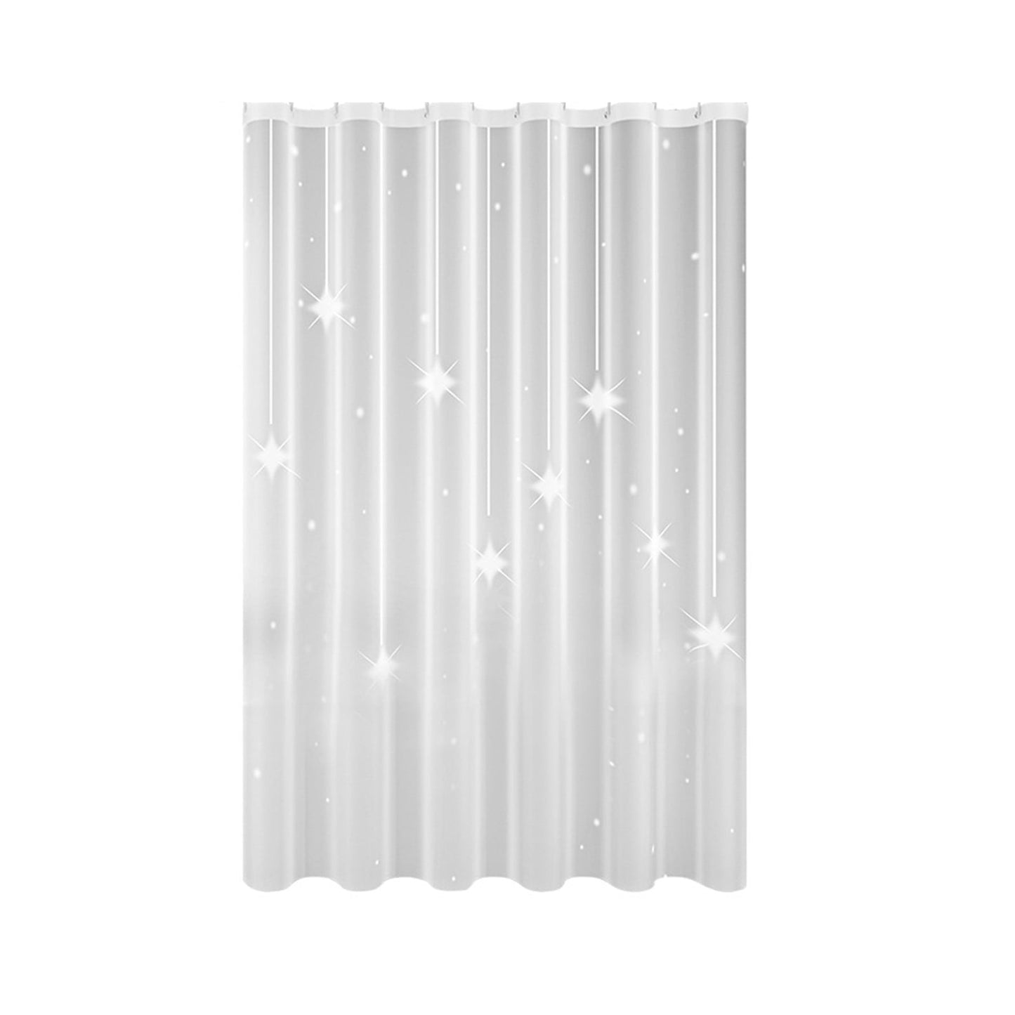 AYktou EVA Bathroom Shower Curtain Frosted Floral Waterproof Shower Curtain Line Lightweight Plastic Bathroom Shower Curtain with Weighted Magnets for Shower Stall Bathtubs 12 Hooks XL D