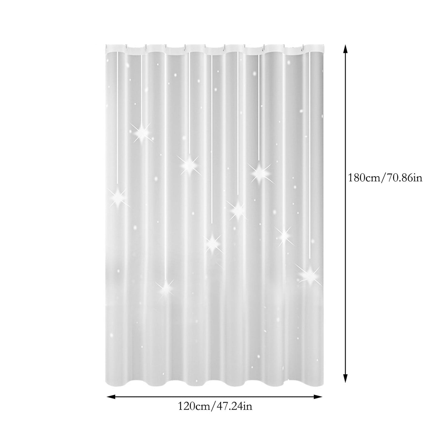AYktou EVA Bathroom Shower Curtain Frosted Floral Waterproof Shower Curtain Line Lightweight Plastic Bathroom Shower Curtain with Weighted Magnets for Shower Stall Bathtubs 12 Hooks XL D