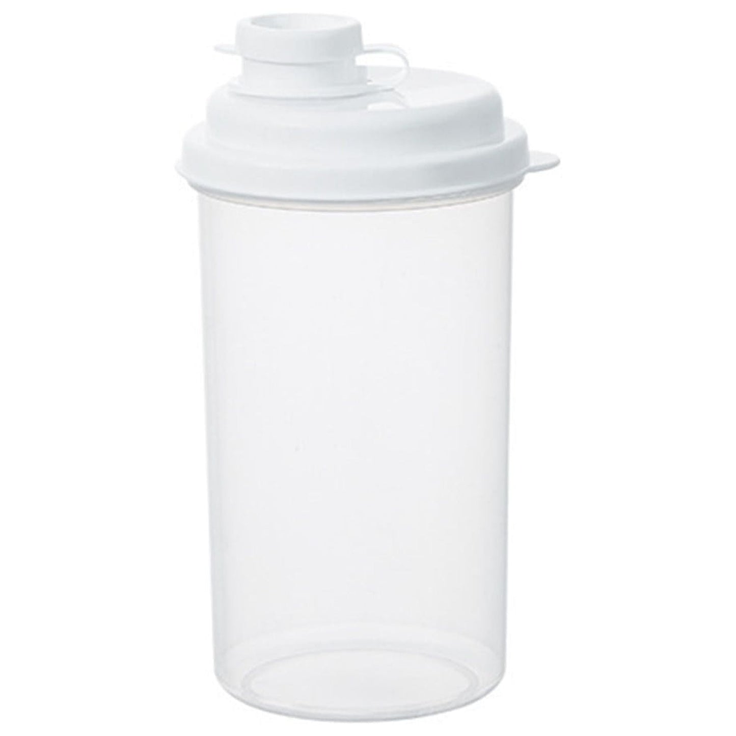 Darzheoy 1L Plastic Pitcher with Lid BPA-Free Eco-Friendly Pitcher Mix Drinks Water Pitcher for Hot/Cold Lemonade Juice Beverage Jar Ice Tea Kettle White