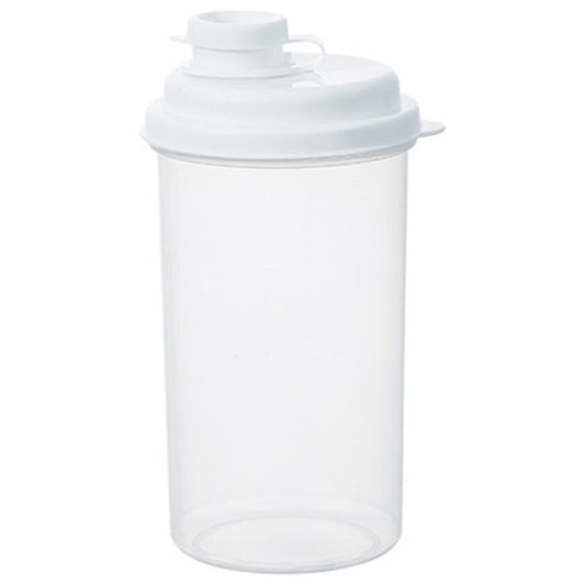 Darzheoy 1L Plastic Pitcher with Lid BPA-Free Eco-Friendly Pitcher Mix Drinks Water Pitcher for Hot/Cold Lemonade Juice Beverage Jar Ice Tea Kettle White