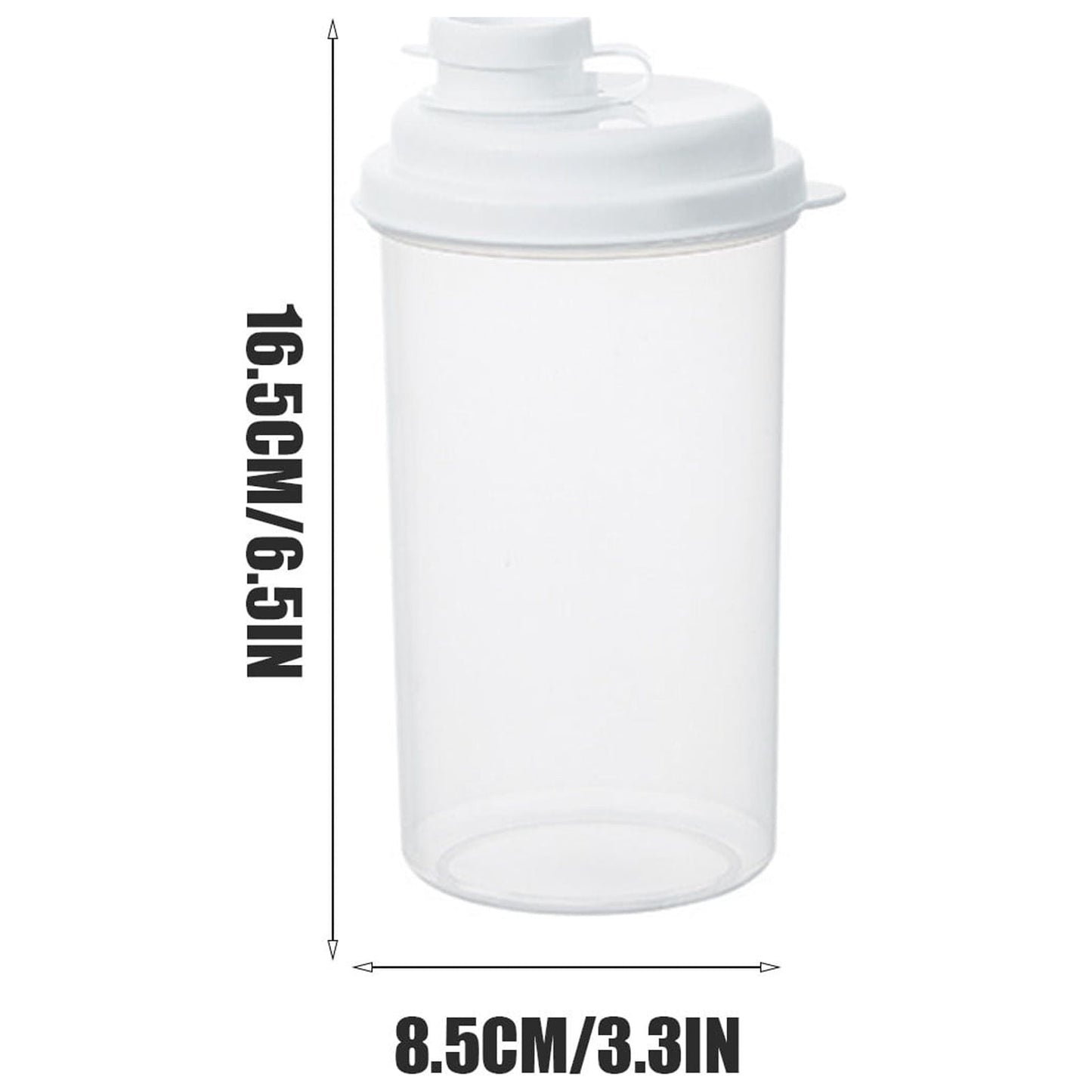 Darzheoy 1L Plastic Pitcher with Lid BPA-Free Eco-Friendly Pitcher Mix Drinks Water Pitcher for Hot/Cold Lemonade Juice Beverage Jar Ice Tea Kettle White