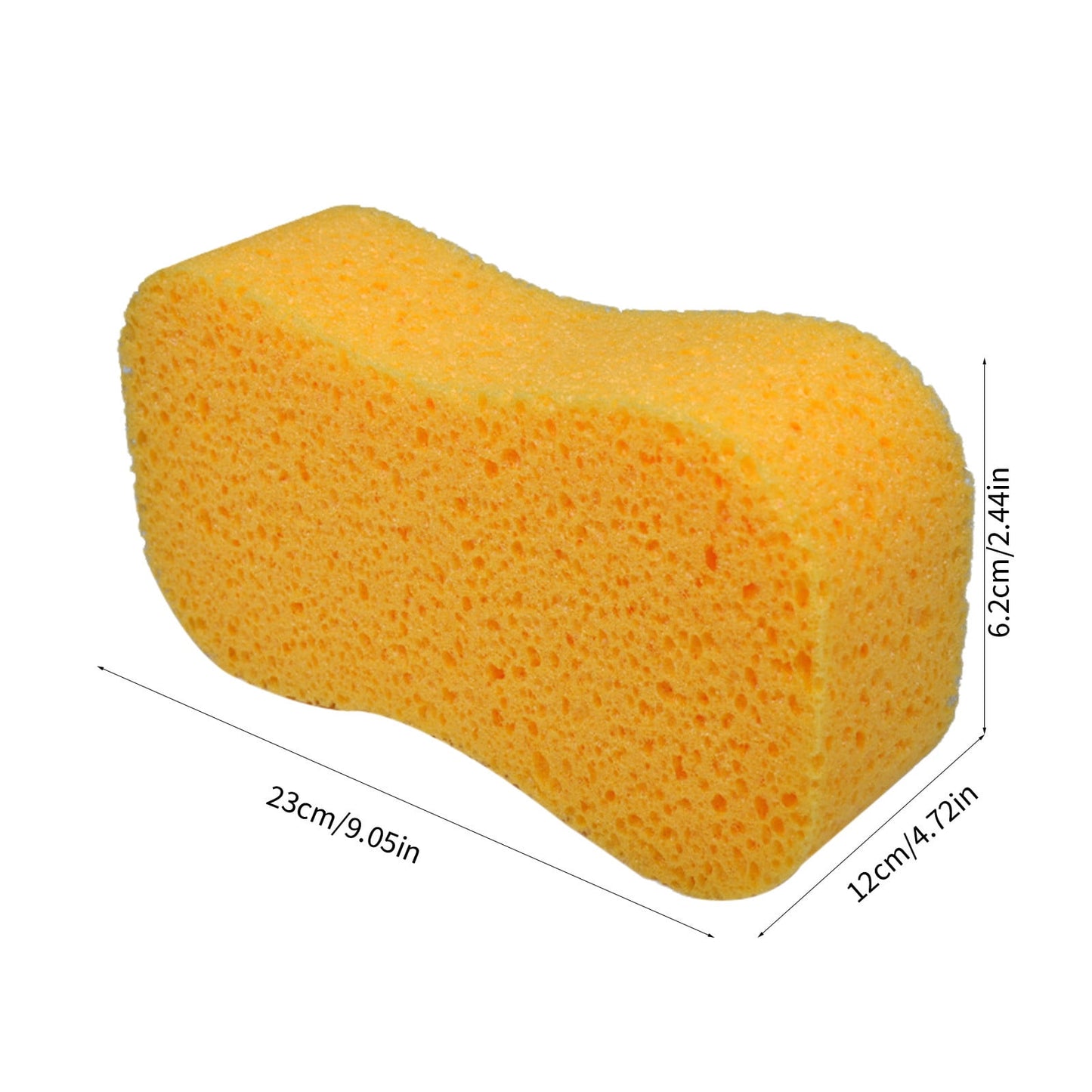 Kdkad Car Wash Sponge, Car Cleaning Large Sponges, All Purpose Sponges for Cleaning, Easy Grip Thick Foam Scrubber, Giant Bone Sponge for Kitchen, Bathroom, Household Cleaning