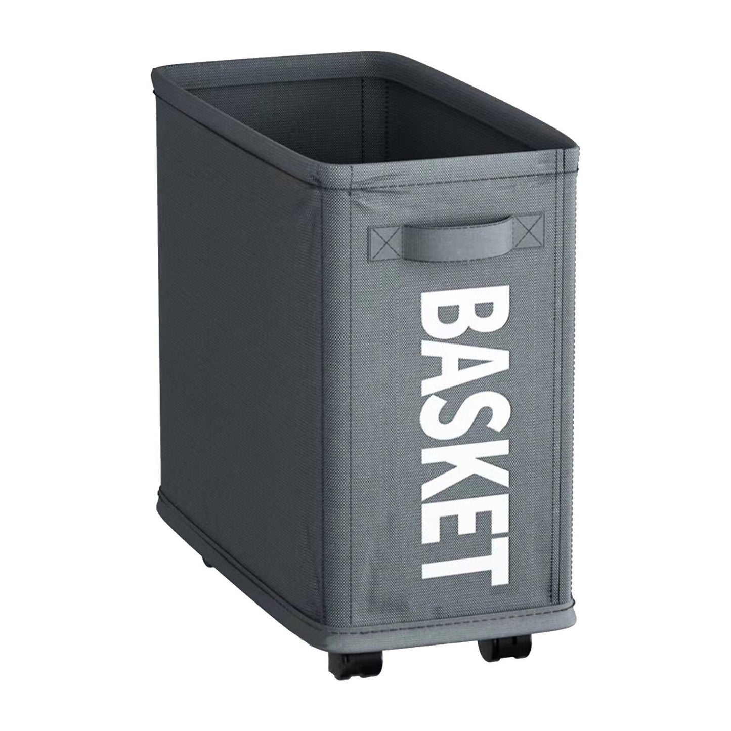 Darzheoy Laundry Baskets with Wheels and Handle, Collapsible Laundry Baskets, Clothes Laundry Basket with Removable Wash Bags for College Dorm, Rolling Laundry Hamper Dark Gray