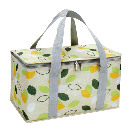 Darzheoy Large Picnic Basket Shopping Basket Camping Picnic Basket Travel Picnic Bag Portable Bento Bag Thermal Insulation Bag Green