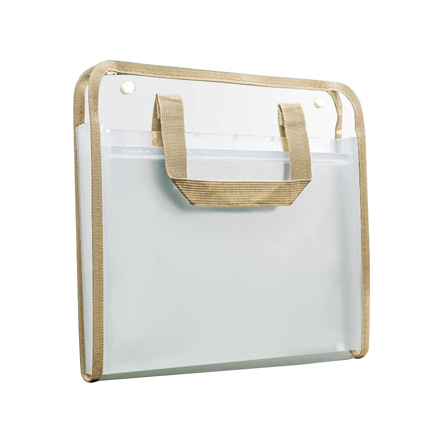 AYktou Expanding File Folder with Handle 13 Compartment Large Capacity File A4 Accordion File Organizer with buttons Portable Transparent and Waterproofing Filing Box for Classroom,Home,Office P-ink,Blue,Green,Khaki