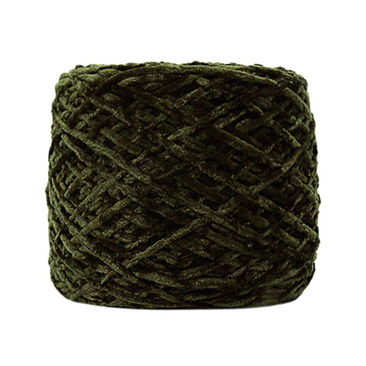 Chmadoxn DIY Velvet Chenille Yarn,Bulky Luxury Chenille Yarn for Crochet Hat Scarf Navy