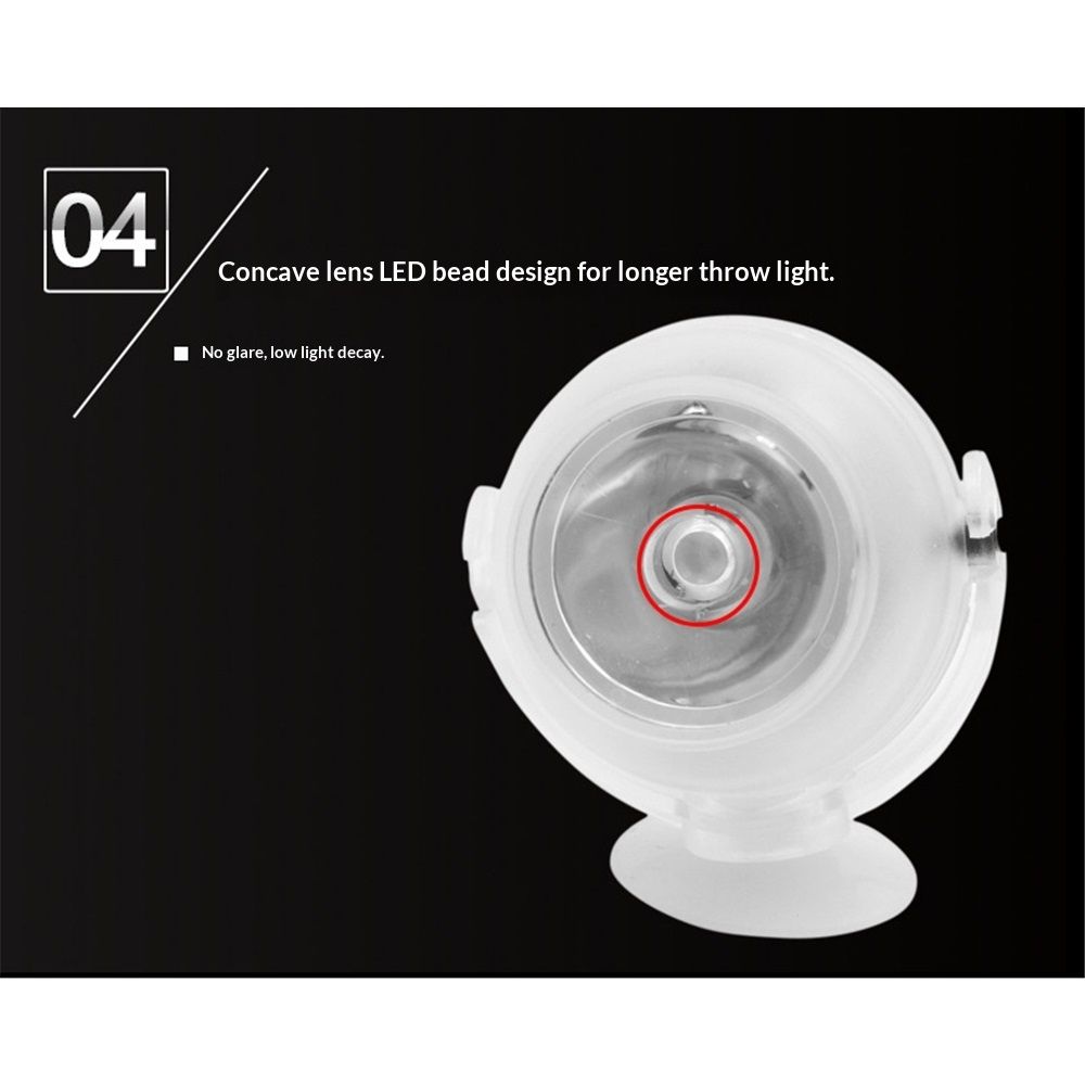 2pcs LED Fish Spot Light, Rotation Mini RGB Spotlights Submersible Lamp for Aquarium Fountain Pond Water Garden