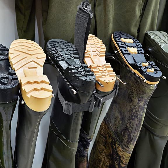 3PCS Fishing Wader Boot Hanger Adjustable Strap for Storage Drying Adjustable Strap Fishing Boot Hangers Fishing Boot Lanyard