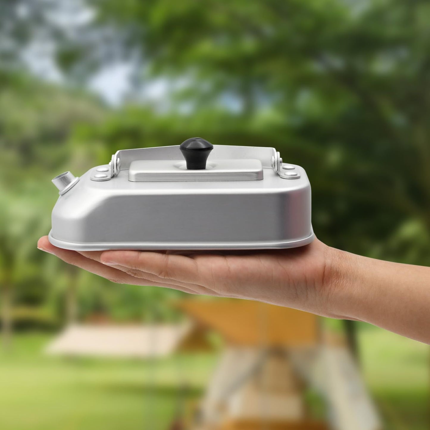 Aluminum Kettle, Solo, Lightweight, 0.3L Outdoor Camp Kettle Silver Open Fire Camping Hiking Backpacking