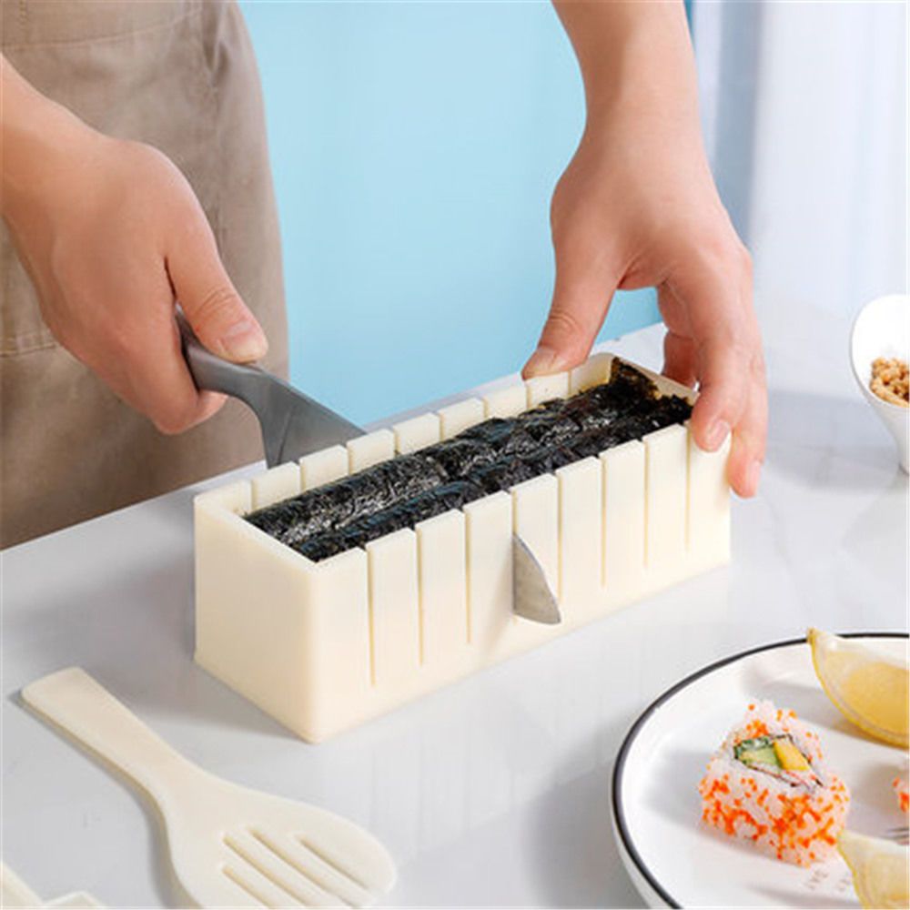 Sushi Maker, Sushi  Mold Set - Easy Sushi Making Kit, Help to Make Round Shaped Sushi，10-piece set