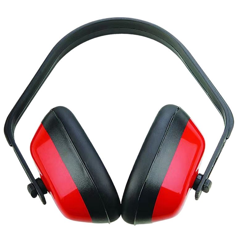 Adjustable Safety Earmuffs for Noise Reduction, Ear Protection, Pack of 2, Industrial Safety Ear Muff（red）