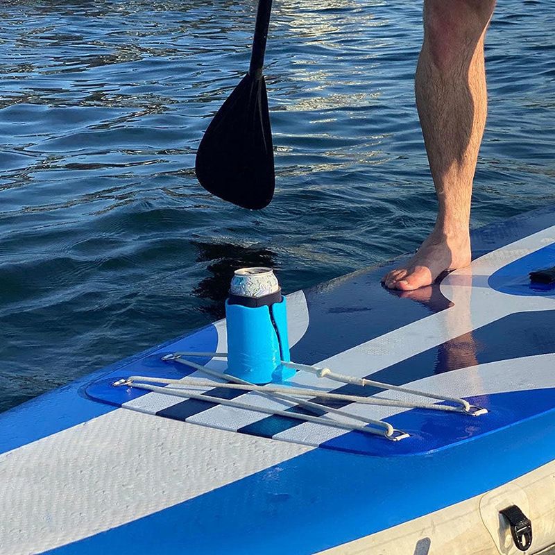 Cup Paddle Board and Kayak Drink Holder Signature Blue for SUP/Kayak/Canoe, Water Sports Accessories (Fishing/Boating/Recreation) 2pcs