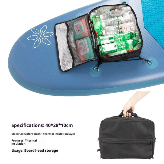Waterproof Paddle Board Cooler Bag Paddle Board Accessories SUP Deck Bag Multi-Functional Durable Top Pocket Portable Premium Insulated Spacious