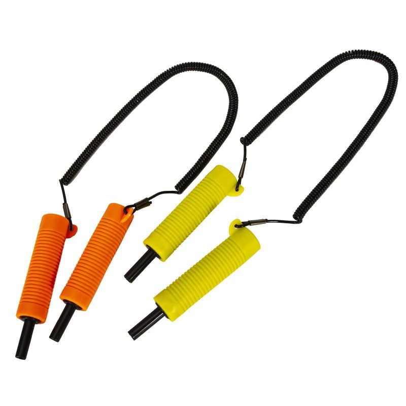 2pcs Ice Picks for Ice Fishing Safety Picks Awls with Emergency Whistle with Lanyard Breaking Tools Accessories for Rescue Signaling Skating, Skiing, Sledding or Walking on Ice.