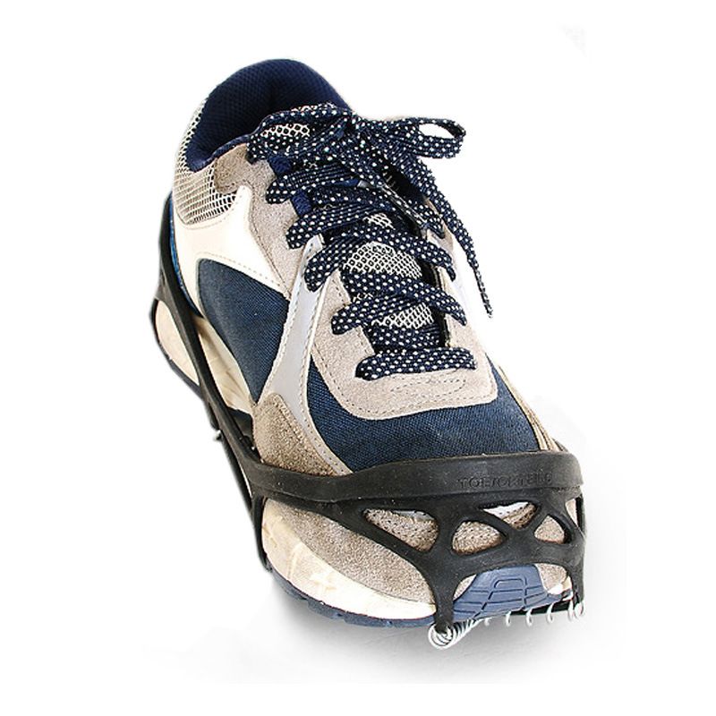 Ice Cleats, Highly Elastic Traction Cleats Grippers Anti Slip Walk Traction Cleats for Hiking Walking on Snow and Ice
