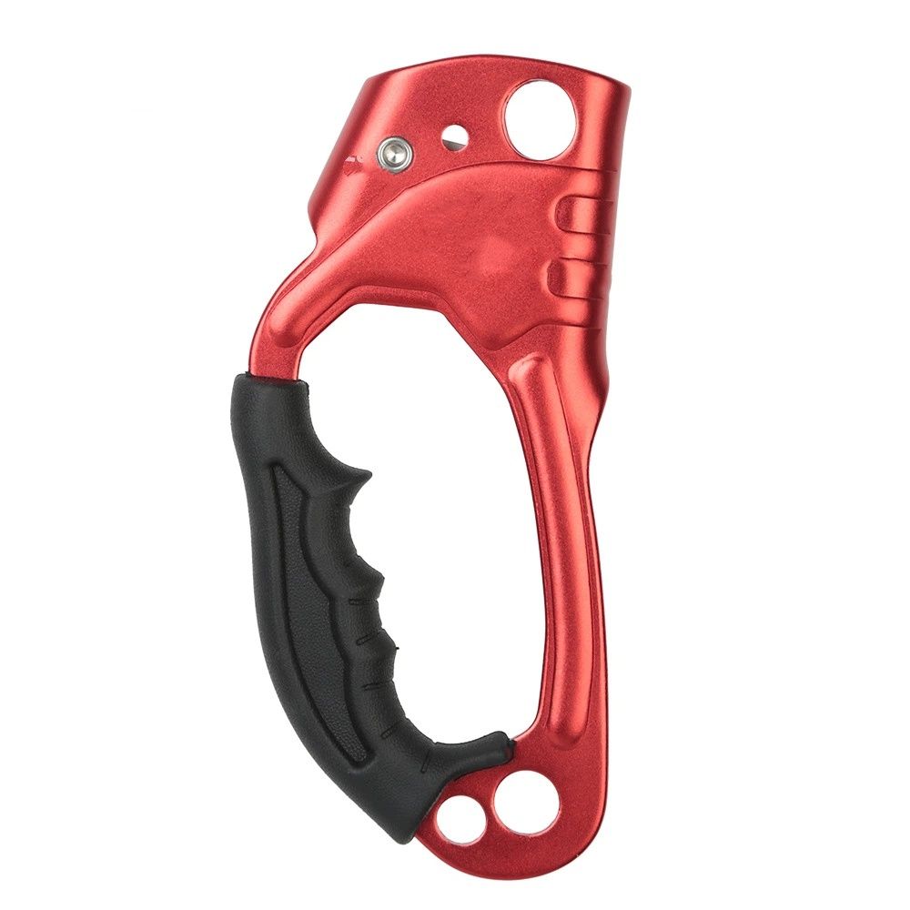 Hand Ascender Rock Climbing Tree Arborist Rappelling Gear Equipment Rope Clamp for 8~13MM Rope for Rock Tree Climbing Arborist Rescue Mountaineering Caving（red）