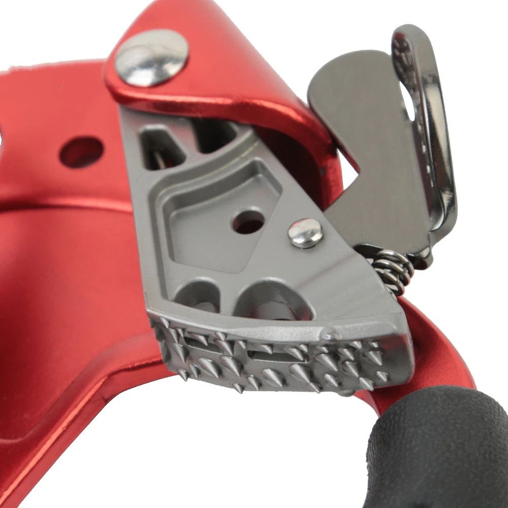 Hand Ascender Rock Climbing Tree Arborist Rappelling Gear Equipment Rope Clamp for 8~13MM Rope for Rock Tree Climbing Arborist Rescue Mountaineering Caving（red）