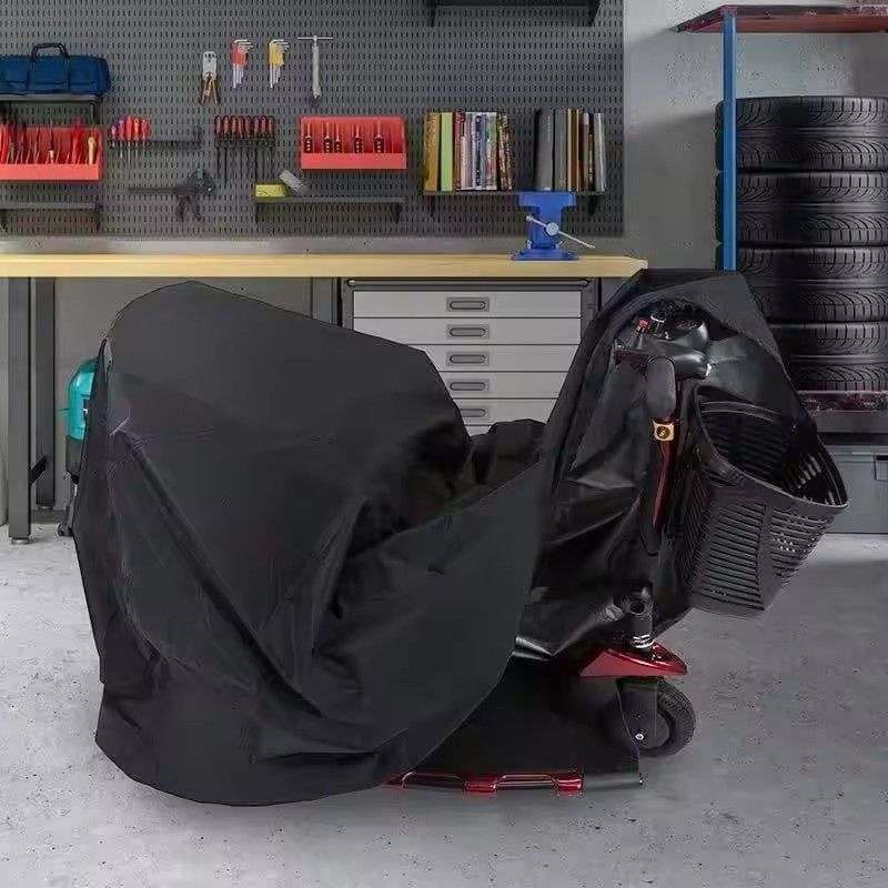 Mobility Scooter Cover,Waterproof Wheelchair Cover for Storage,Mobility Scooter Accessories for All-Weather Outdoor Protection Dust Covers - 55"x 26" x 36" (L x W x H)