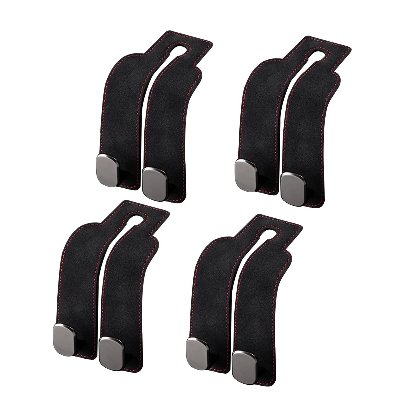 4 pack Car Hooks, Headrest Hook for Car, Car Seat Hooks for Purses and Bags,Purse Hooks fits Car Seat Suitable for Bags (Black-4 Pack)