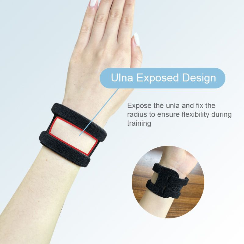 Wrist Wrap - Lightweight, Breathable Support for Everyday Wear | Ideal for Typing, Cooking, Fitness, Various Sports That use The Wrist.  2pcs black