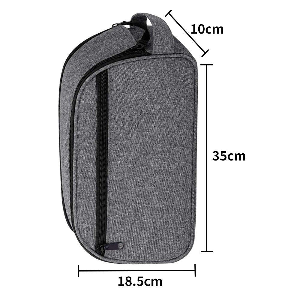 Travel Bag Compatible, Portable Equipment & Supplies Carrying Bag, Compact Organizer Storage Bag with Compartments,Grey(Bag Only)